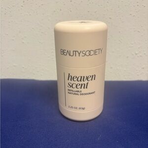 Beauty Society Heaven Scent Natural Refillable Deodorant BRAND NEW